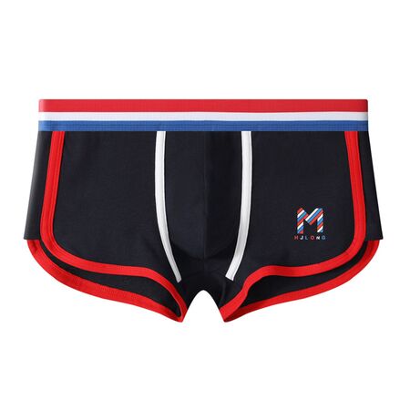 Набор из 3 мужских трусов-боксеров с резинкой в полоску